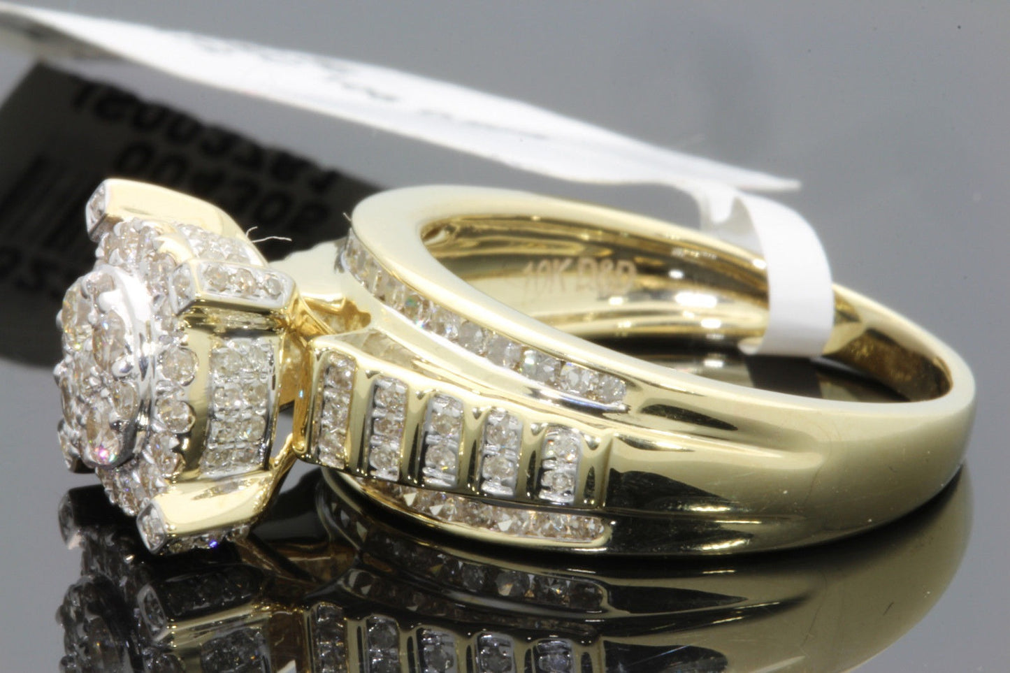 10K YELLOW GOLD 1 CARAT WOMEN REAL DIAMOND ENGAGEMENT RING WEDDING BRIDAL RING