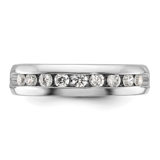 NEW Catalogs Lab Grown Diamond Jewelry(Pg. 75) IBGoodman Lab Grown Diamond Rings(Pg. 6) IBGoodman 14k White Gold Men's Polished 9-Stone 1/2 Carat Lab Grown Diamond Ring