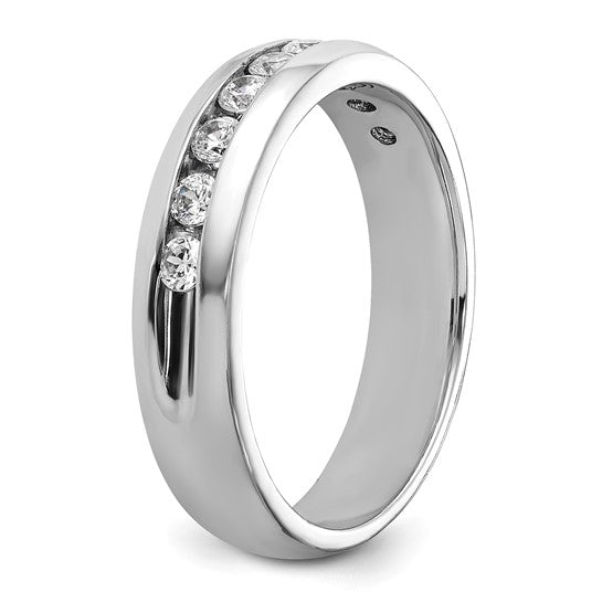 NEW Catalogs Lab Grown Diamond Jewelry(Pg. 75) IBGoodman Lab Grown Diamond Rings(Pg. 6) IBGoodman 14k White Gold Men's Polished 9-Stone 1/2 Carat Lab Grown Diamond Ring