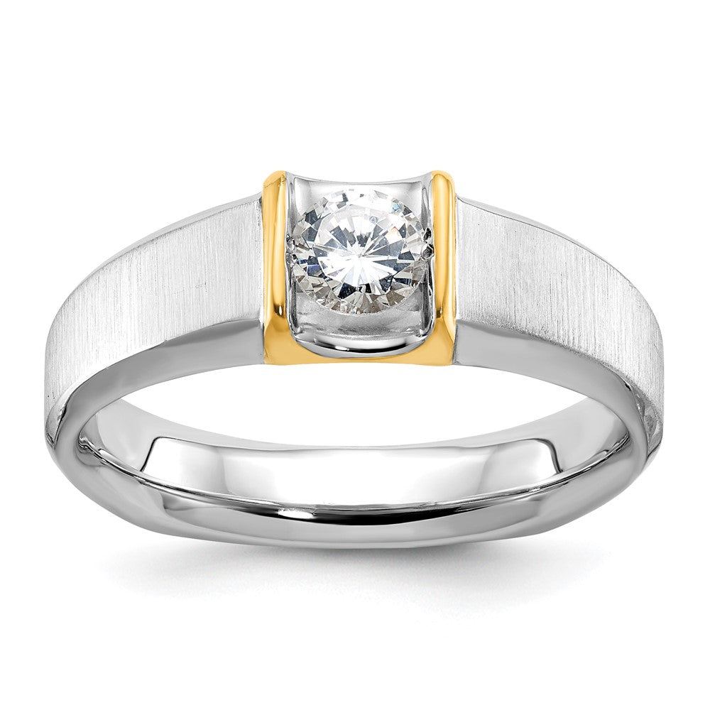 14k Two-tone IBGoodman Men's Diamond Ring Mounting