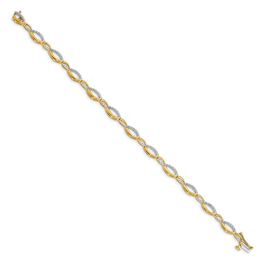 14k Diamond Bracelet