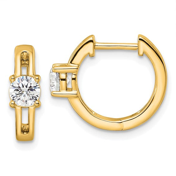 14Ky True Origin Lab Grown Diamond VS/SI DEF Hinged Hoops