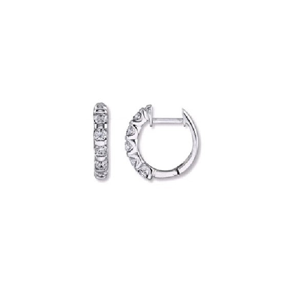 14KY 1/2 CTW BAR SET EARRING