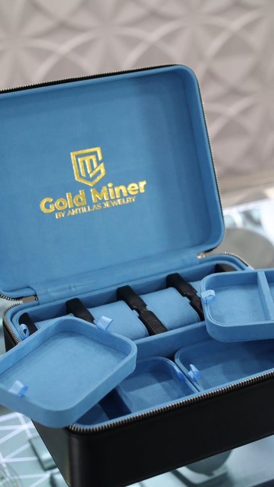 Luxury Case Blue - Organizer for Jewelry