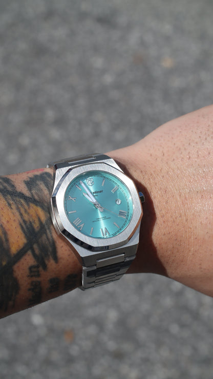 The GoldMiner Watch - Tiffany Blue