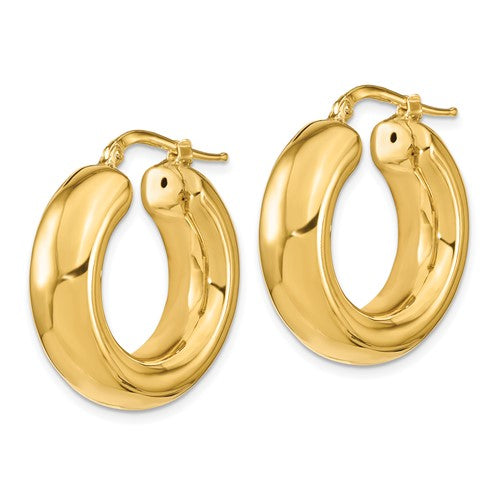 Leslie's 14k Polished Hoop Earrings