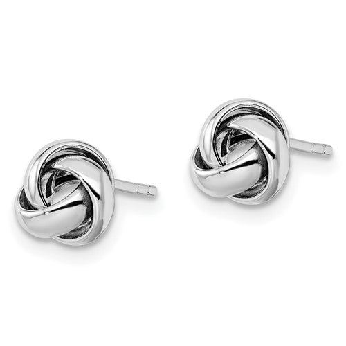 Leslie's 14K White Gold Polished Post Earrings