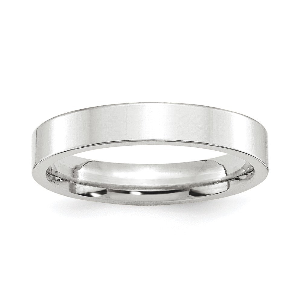 Platinum 4mm Flat Size 7.5 Wedding Band