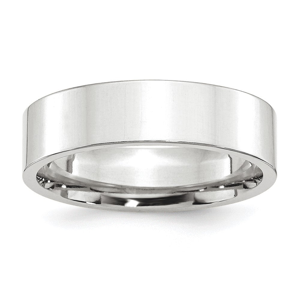 Platinum 6mm Flat Size 10.5 Wedding Band