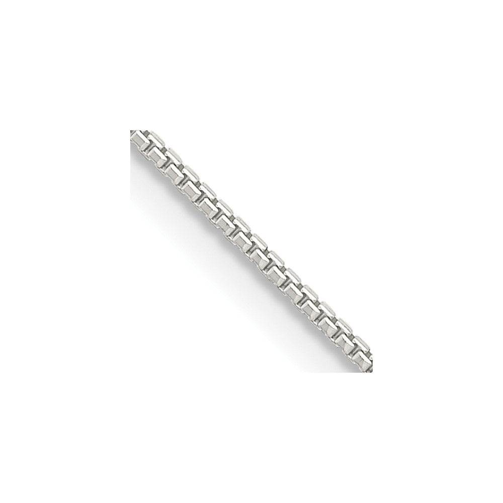 Sterling Silver 1mm 8 Sided w/2 in ext. Box Chain
