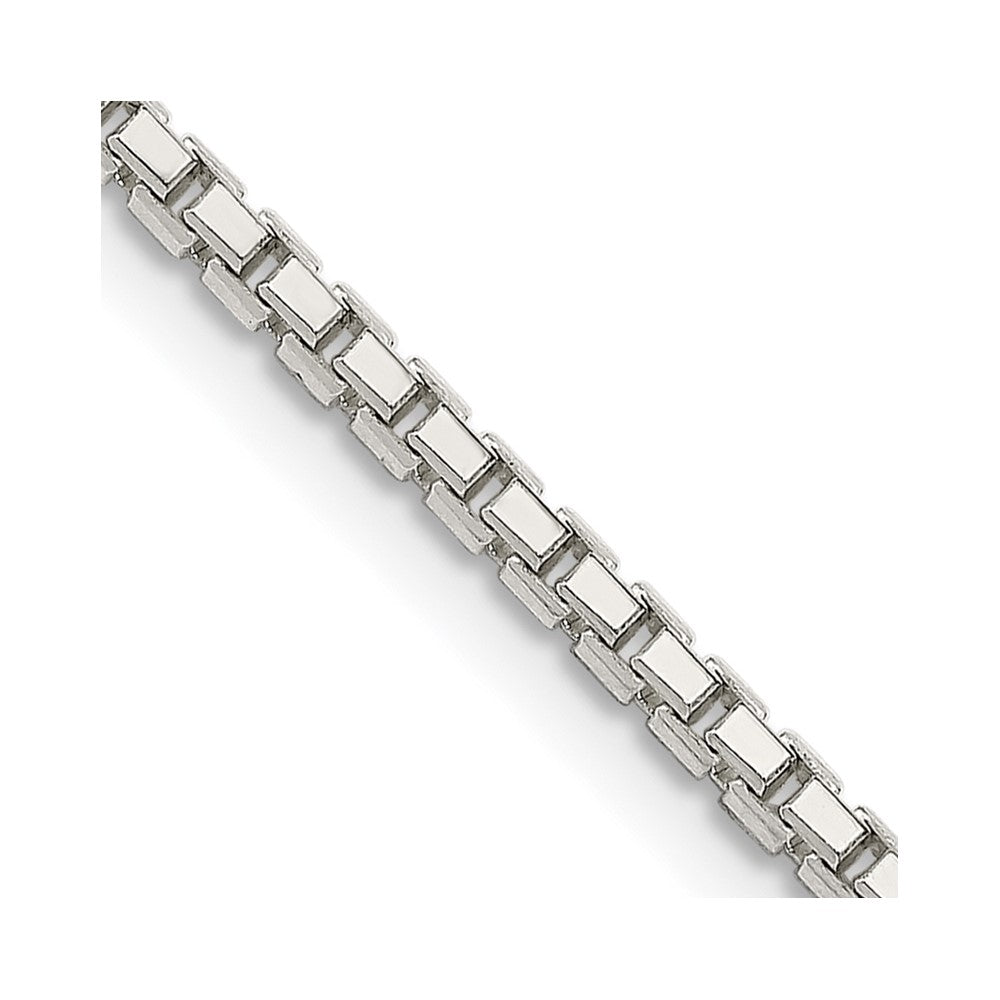 Sterling Silver 2mm 8 Sided Box Chain