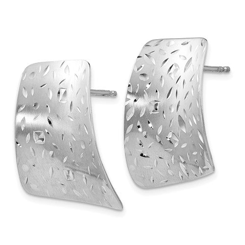 Leslie's Sterling Silver Radiant Essence D/C Post Earrings