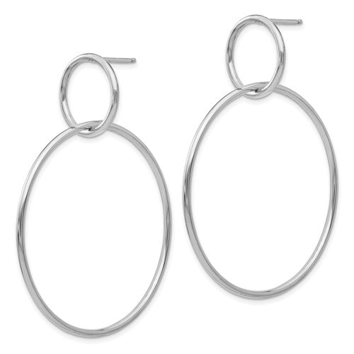 Leslie's Sterling Silver Polished Post Dangle Earrings