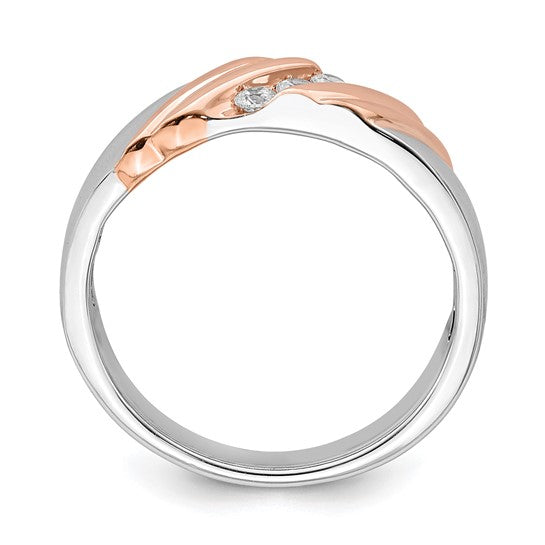 14k Diamond Mens Ring
