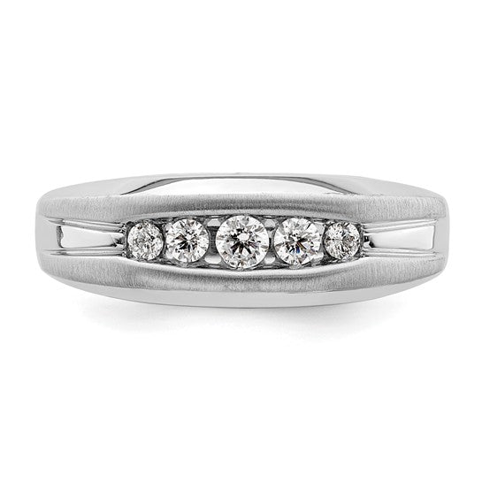 14K White Gold Lab Grown Diamond VS/SI GH, Men's Ring