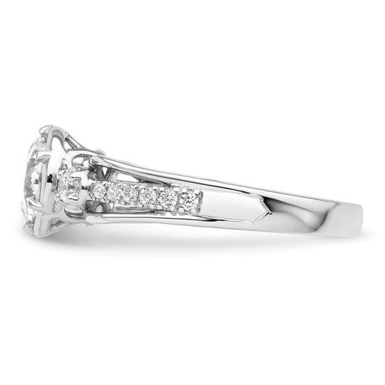14kw True Origin Lab Grown Diamond VS/SI, D E F, Semi-Mount Eng. Ring