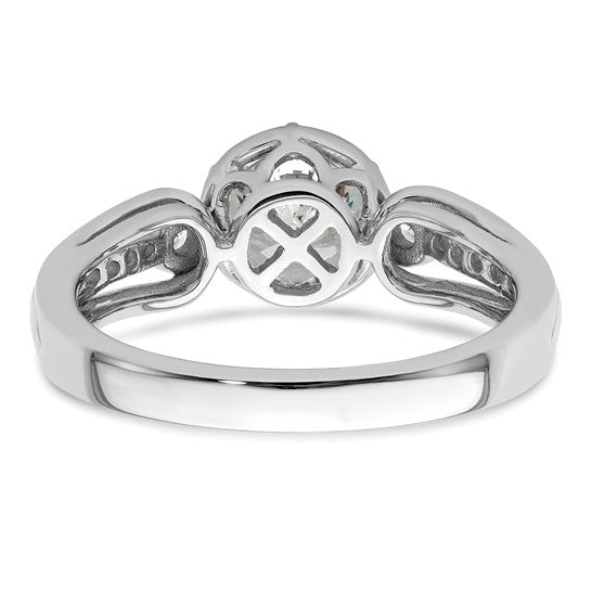 14kw True Origin Lab Grown Diamond VS/SI, D E F, Semi-Mount Eng. Ring