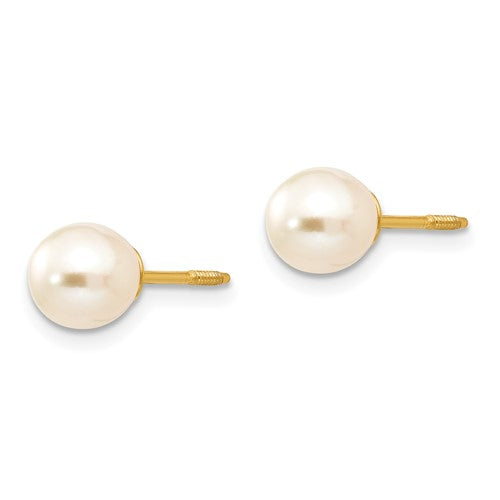 14k Madi K Reversible FW Cultured Pearl and Bead Earrings