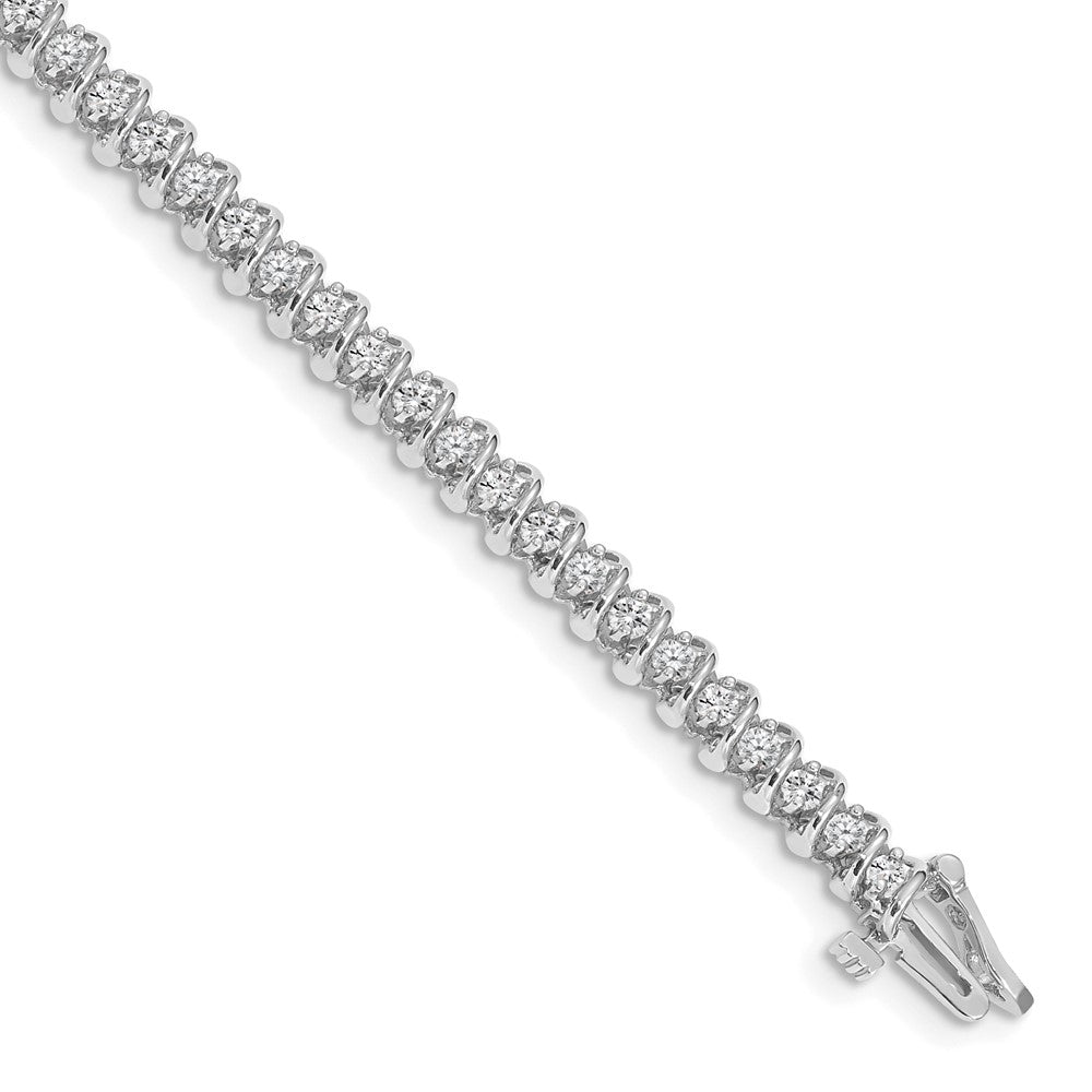 14k White Gold VS Diamond Tennis Bracelet