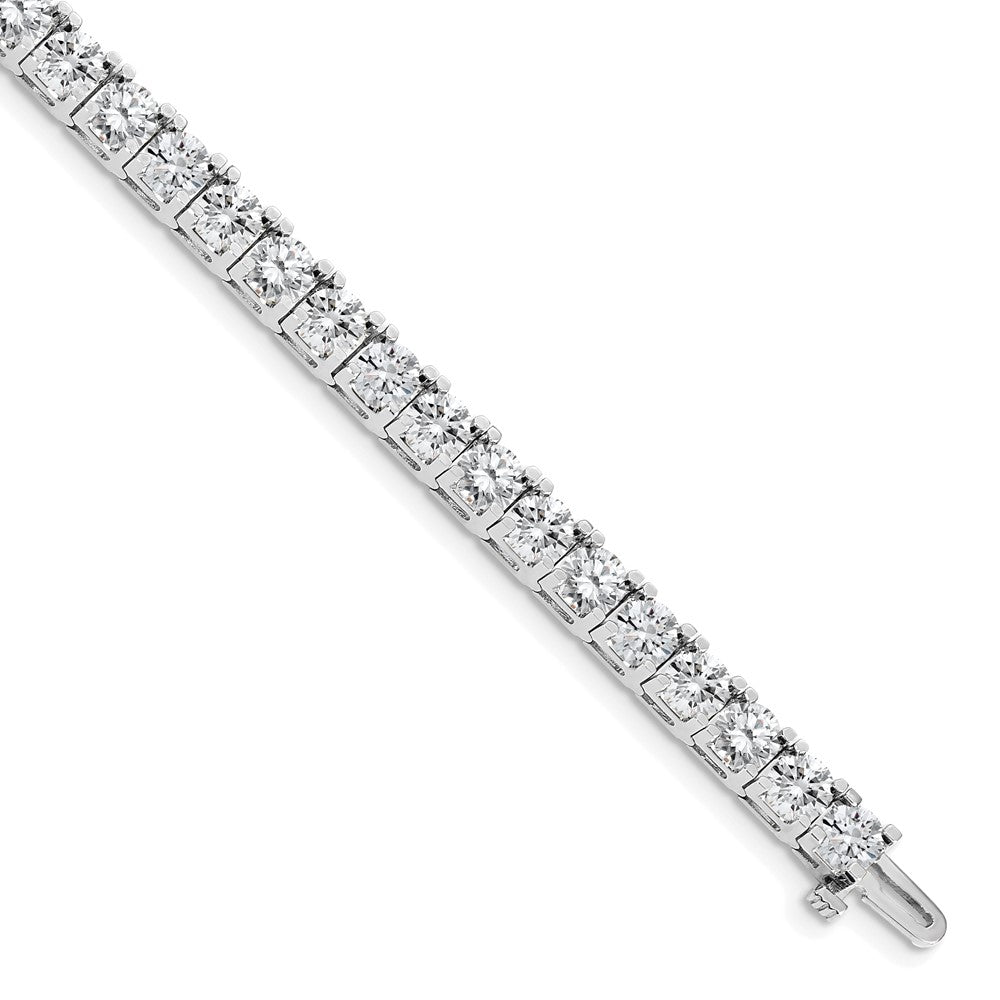 14k White Gold A Diamond Tennis Bracelet