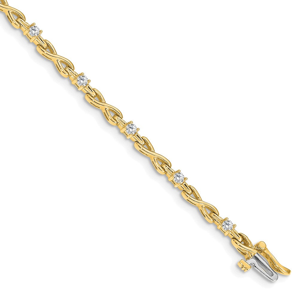 14k VS Diamond Tennis Bracelet