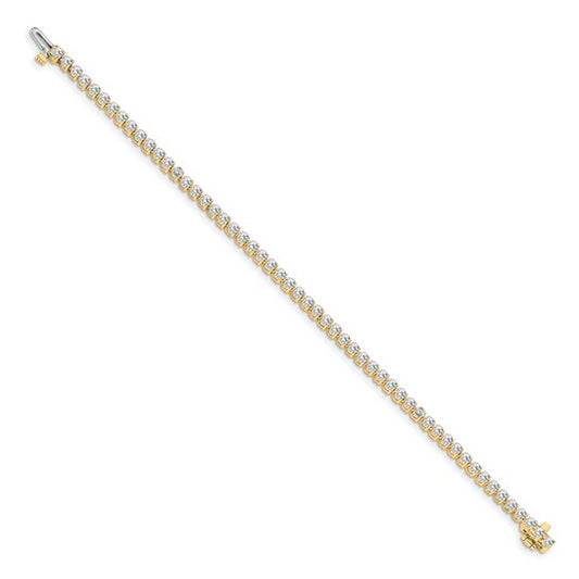 14k A Diamond Tennis Bracelet