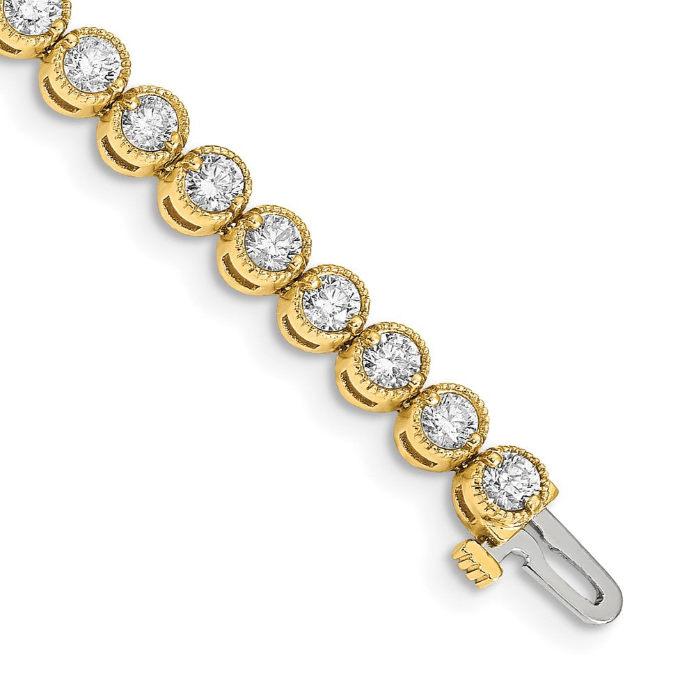 14k A Diamond Tennis Bracelet