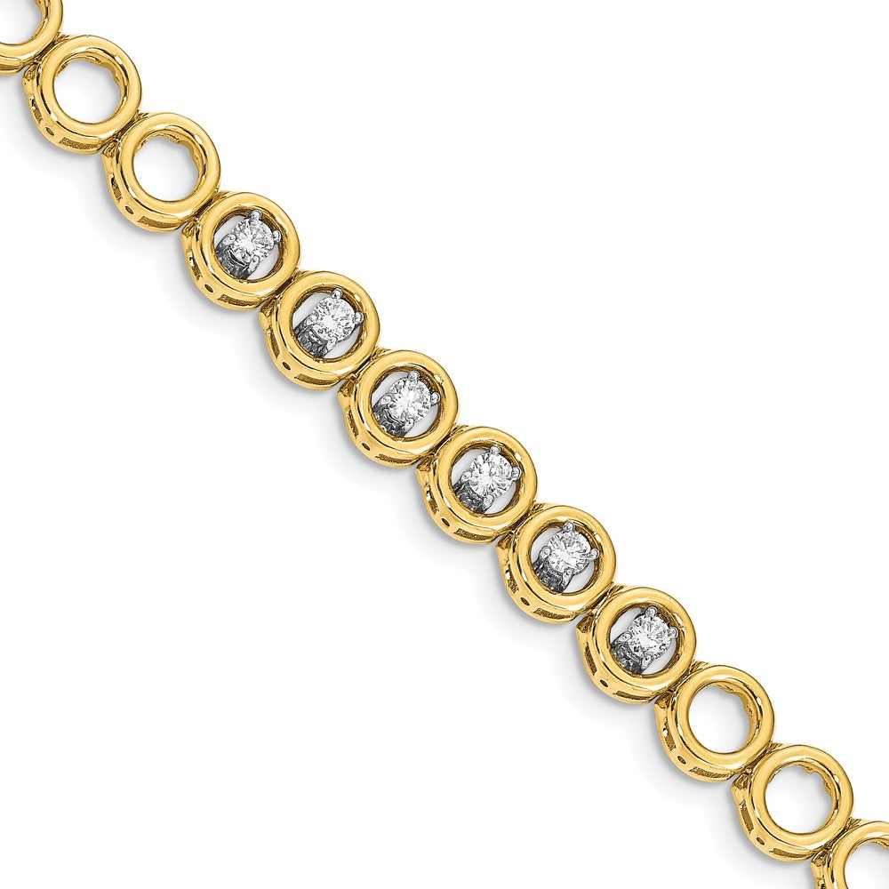 14k VS Diamond Add-A-Diamond Bracelet