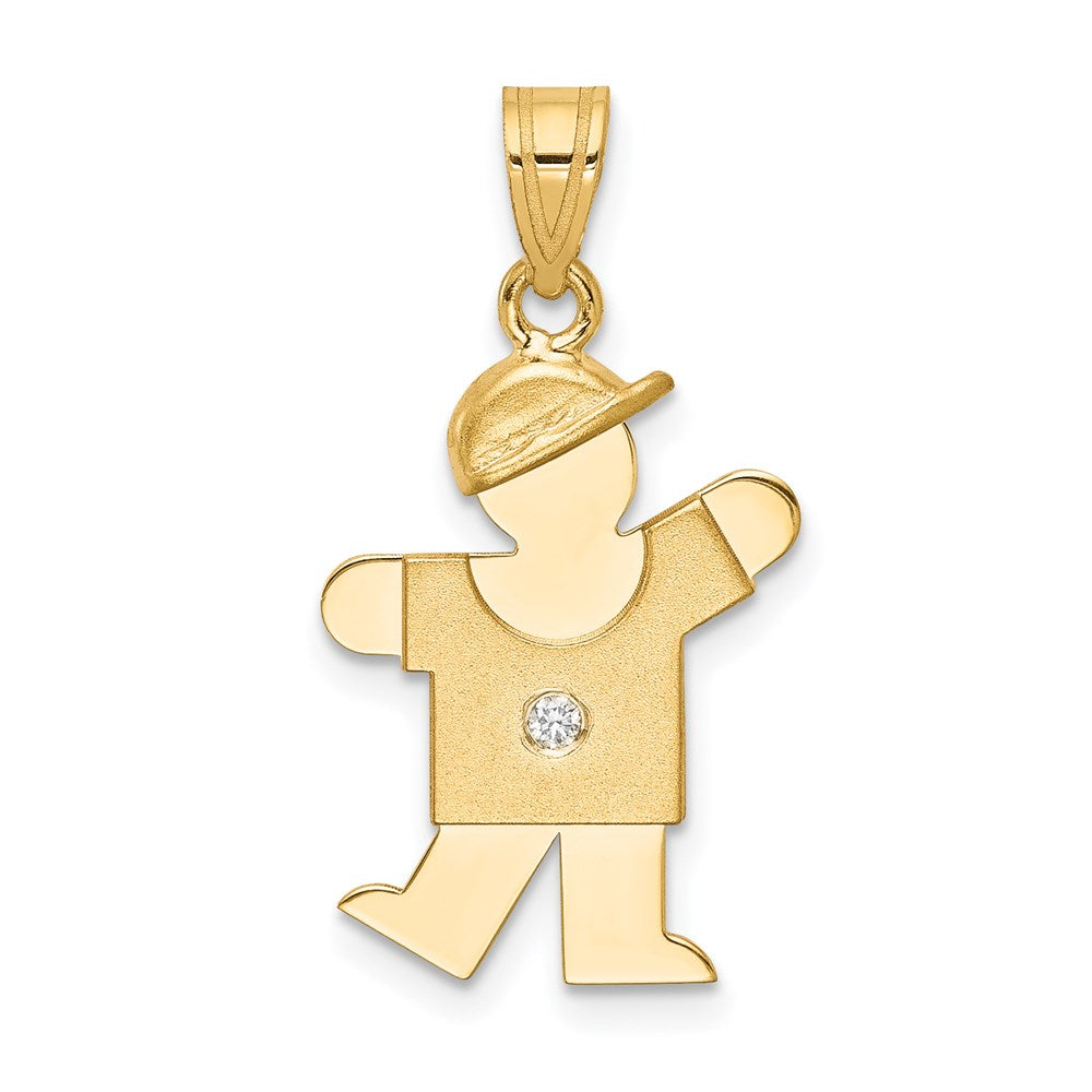 14k VS Diamond Kid Pendant