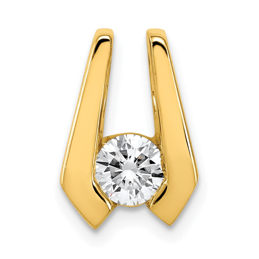 14k A 4.5mm Diamond Slide