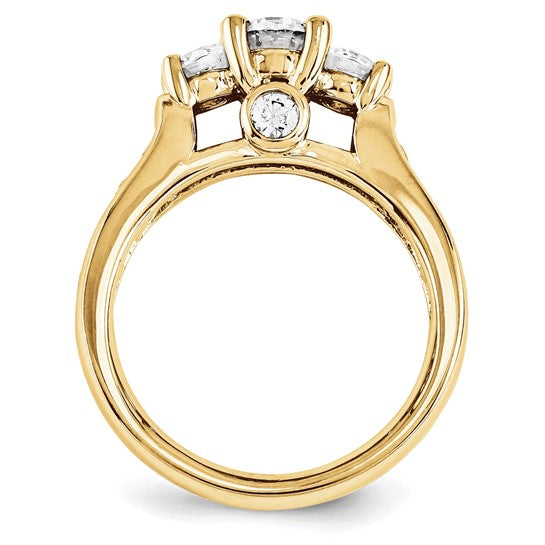14ky Diamond Engagement Ring