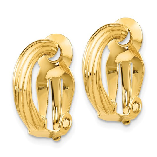 14k Non-Pierced Earrings