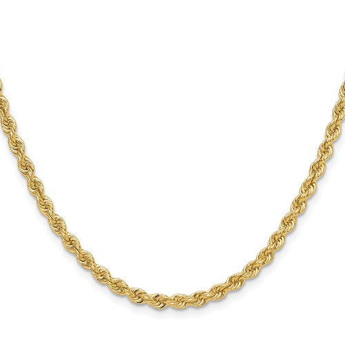 14k 3.8mm Regular Rope Chain