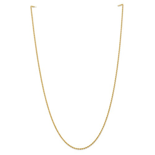 10k 2mm Regular Rope Chain