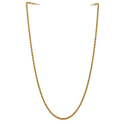 10k 3mm Regular Rope Chain