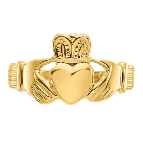 10k Men's Claddagh Ring