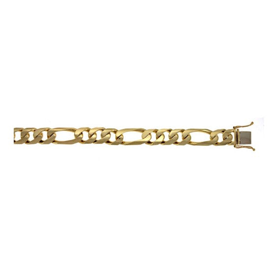 Herco 14K Gold Figaro 12.3mm