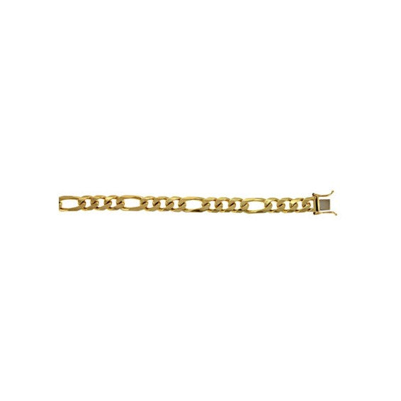 Herco 14K Gold Figaro 8.8mm