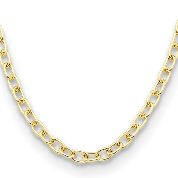 Herco 14K Gold Oval Links 5.2mm