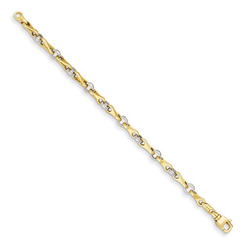 Herco 14K Two-Tone Gold Mixed Links