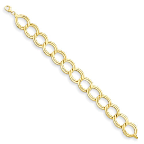 Herco 14K Gold 7.5 in Double Links