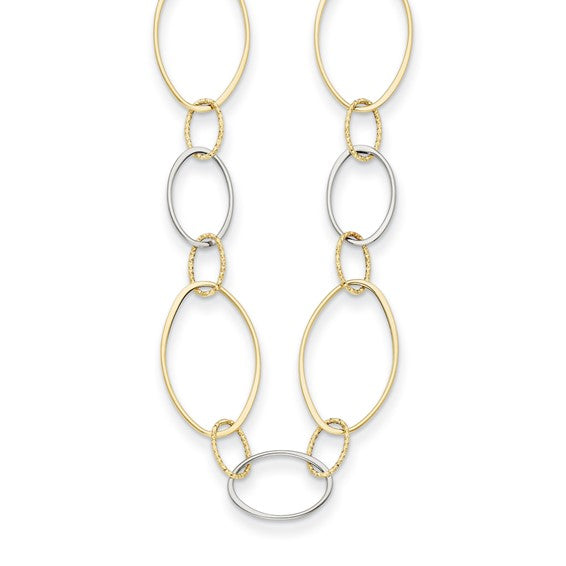 Herco 14K Two-Tone Gold Mixed Links