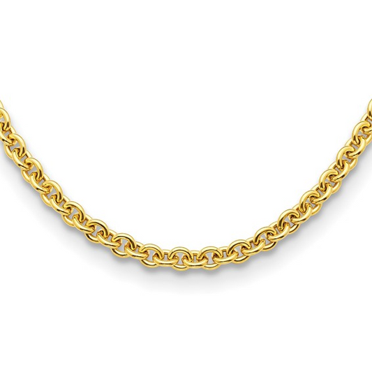 Herco 14K Gold Oval Link