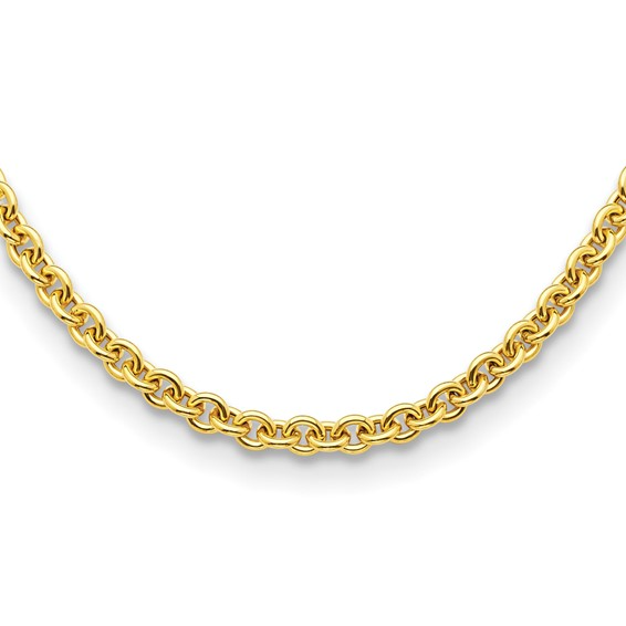Herco 14K Gold Oval Link