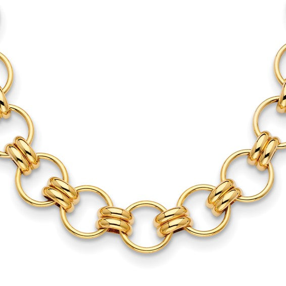 Herco 14K Gold Shiny Large Link 25.4mm 18.5 in