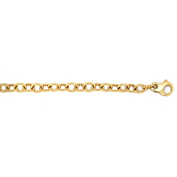 Herco 14K Gold Solid Link 6.5mm