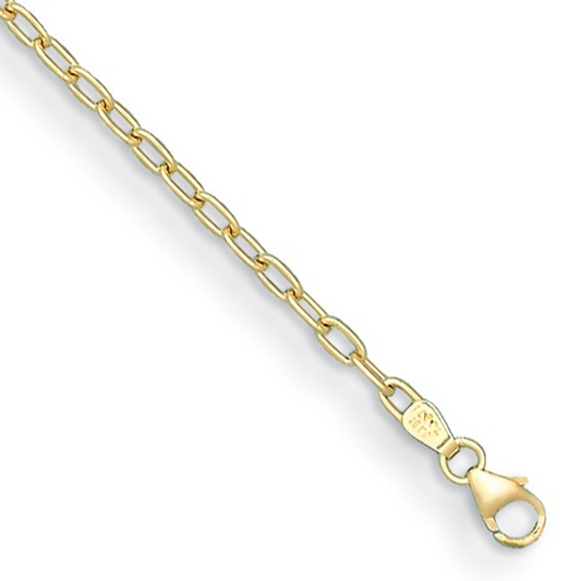 Herco 18K Gold Oval Link