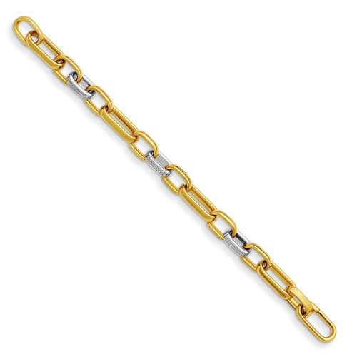 Herco 18K Gold Links 10mm with 3-Dia Links