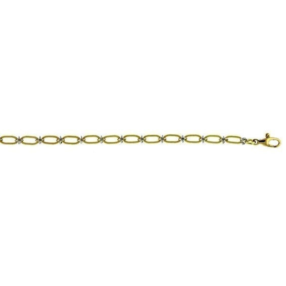 HERCO Gold Oval Links with a White Knot