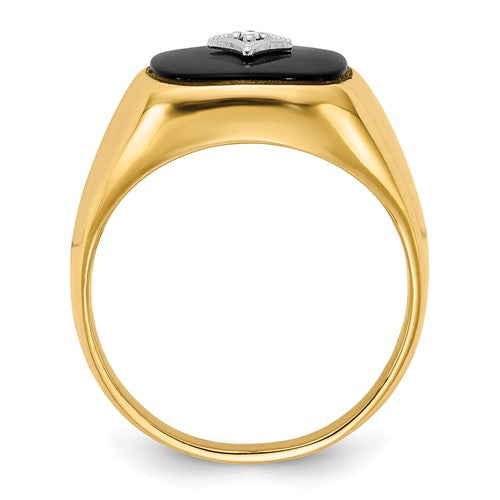 10ky AA Diamond men's ring